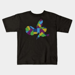 Funny owl colorful t-shirt Kids T-Shirt